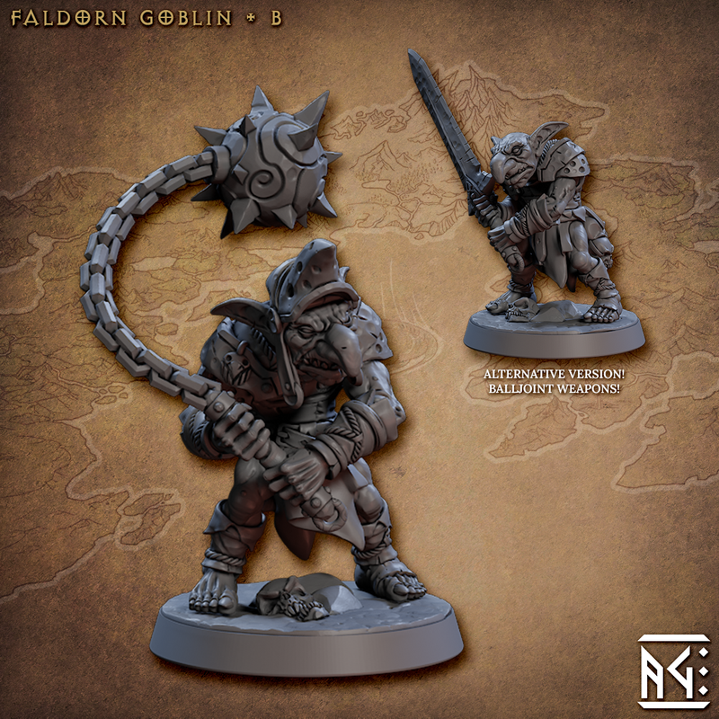 Faldorn Goblin 3D-printed model