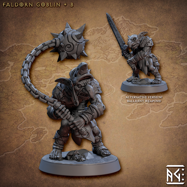Faldorn Goblin 3D-printed model