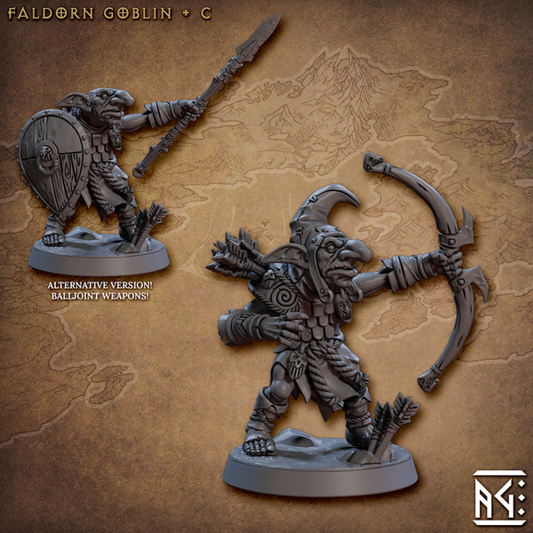 Faldorn Goblin 3D-printed model