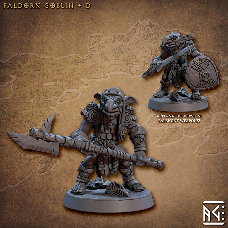 Faldorn Goblin 3D-printed model