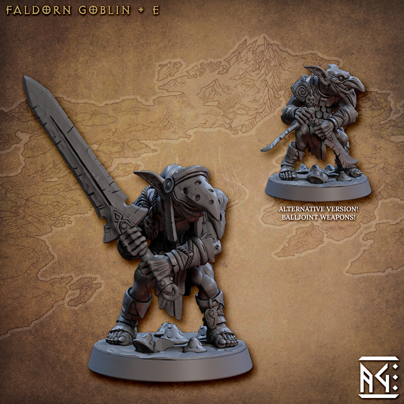 Faldorn Goblin 3D-printed model
