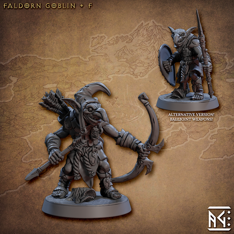 Faldorn Goblin 3D-printed model