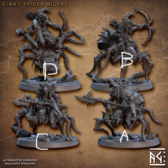 Faldorn Spider Riders - The Printable Dragon