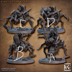 Faldorn Spider Riders - The Printable Dragon