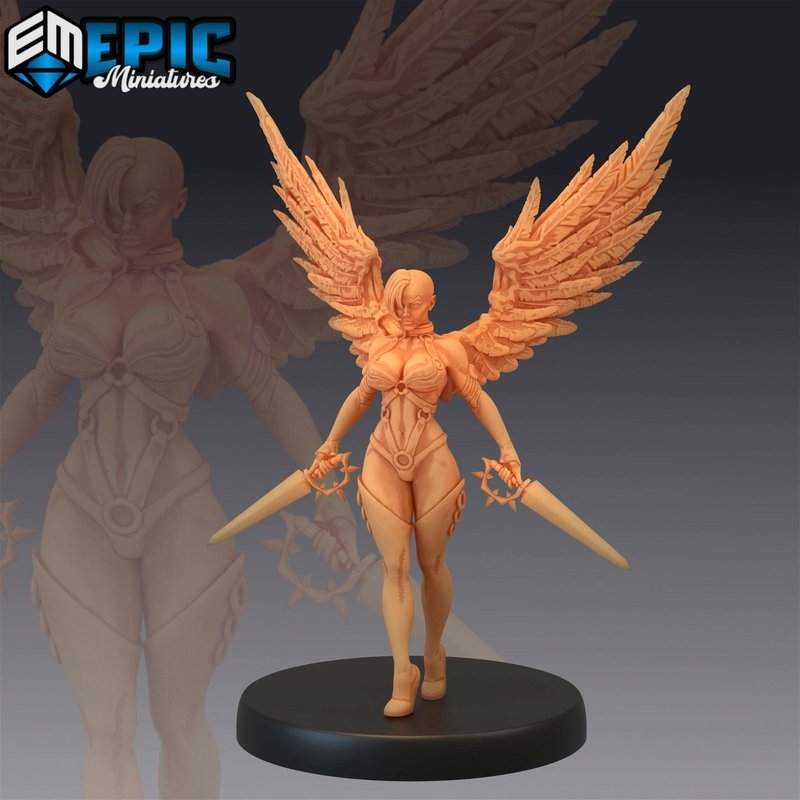 Fallen Angel Sword 3D-printed model