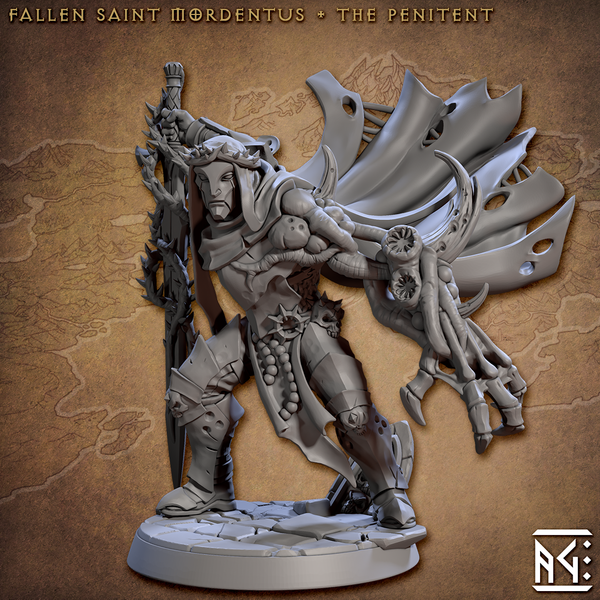 Fallen Saint Mordentus - The Penitent - The Printable Dragon