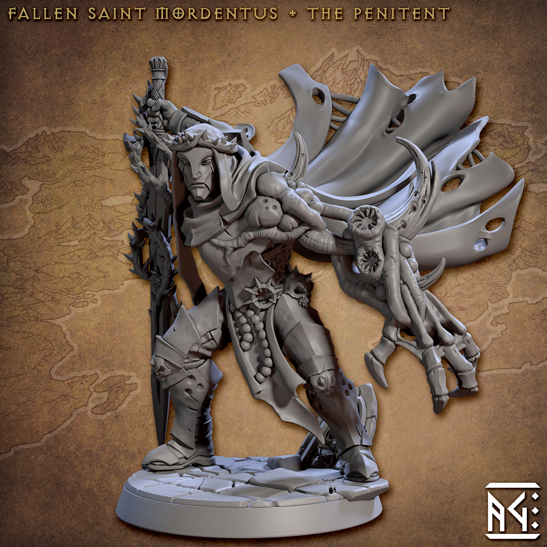 Fallen Saint Mordentus - The Penitent - The Printable Dragon