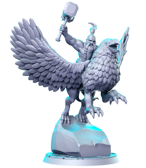 Falstad 3D-printed model