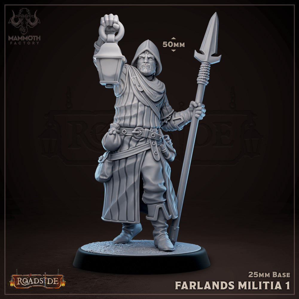 Farlands Militia 3D-printed model
