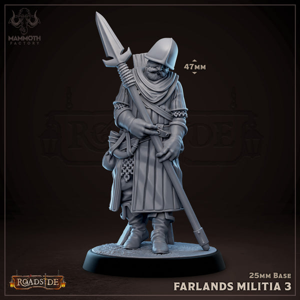 Farlands Militia 3D-printed model