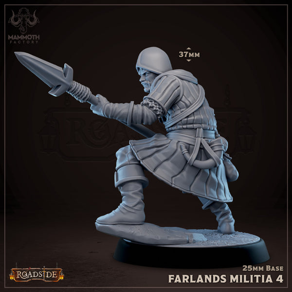 Farlands Militia 3D-printed model