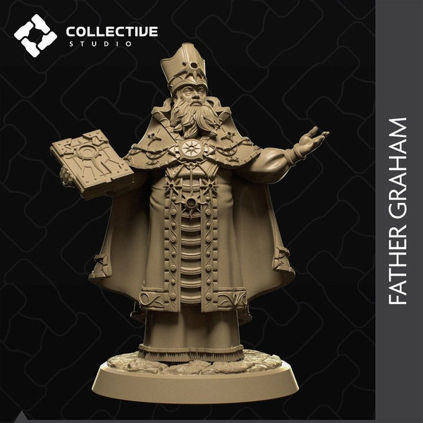 Father Graham 3D-printed model