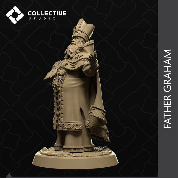 Father Graham 3D-printed model