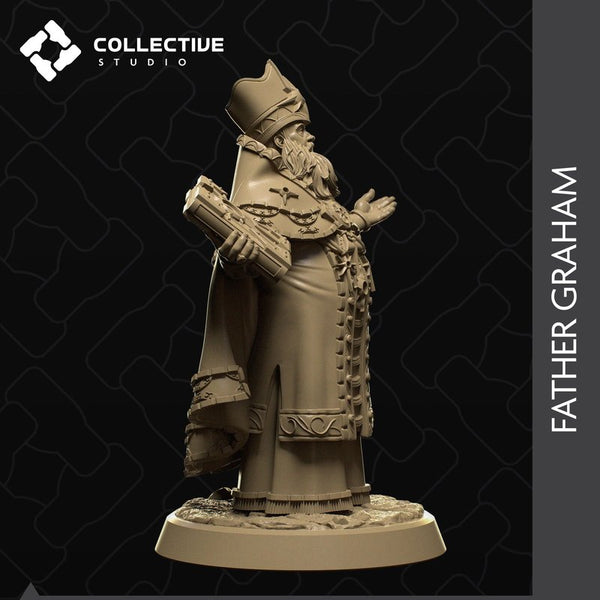 Father Graham 3D-printed model