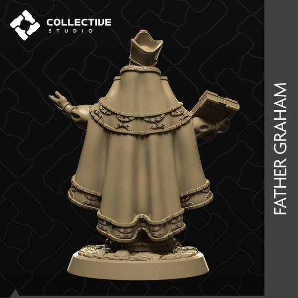 Father Graham 3D-printed model