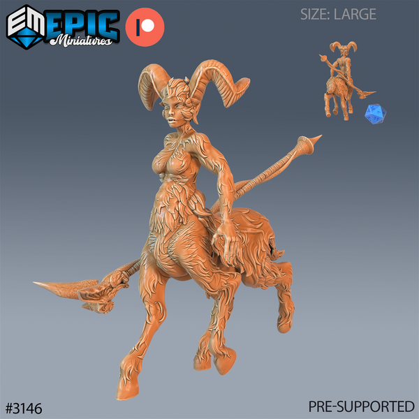 Faun Warlock 3D-printed model