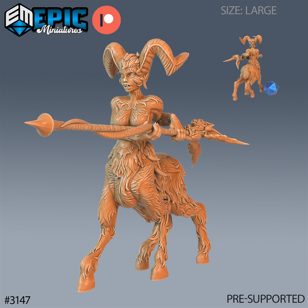 Faun Warlock 3D-printed model