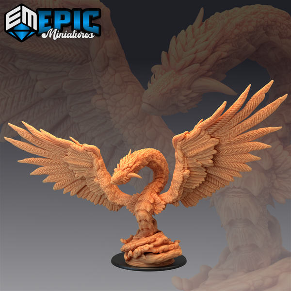Feathered Serpent 3D-printed model