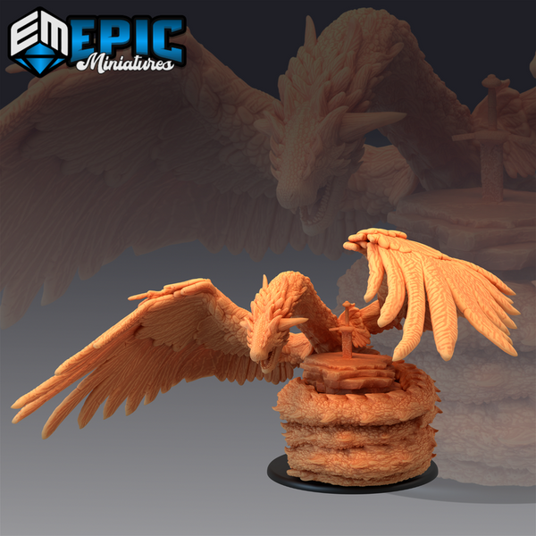 Feathered Serpent 3D-printed model