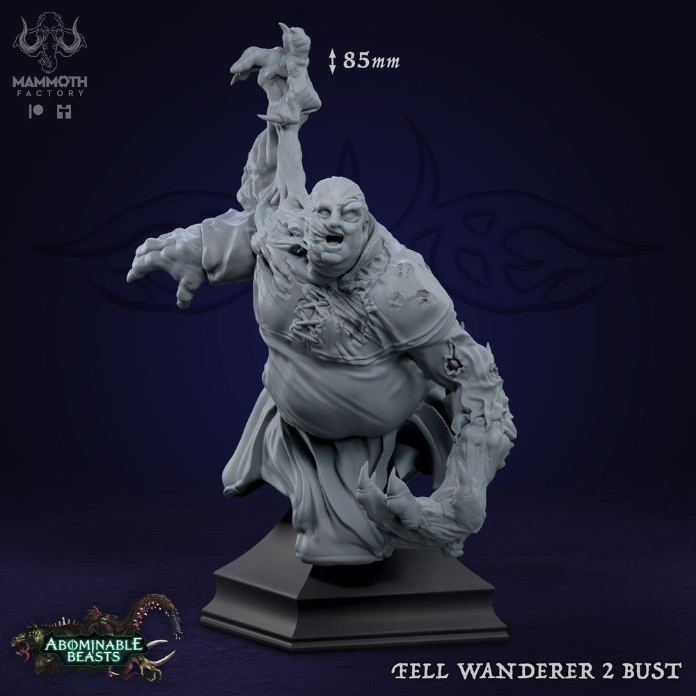 Fell Wanderer 2 Bust - The Printable Dragon