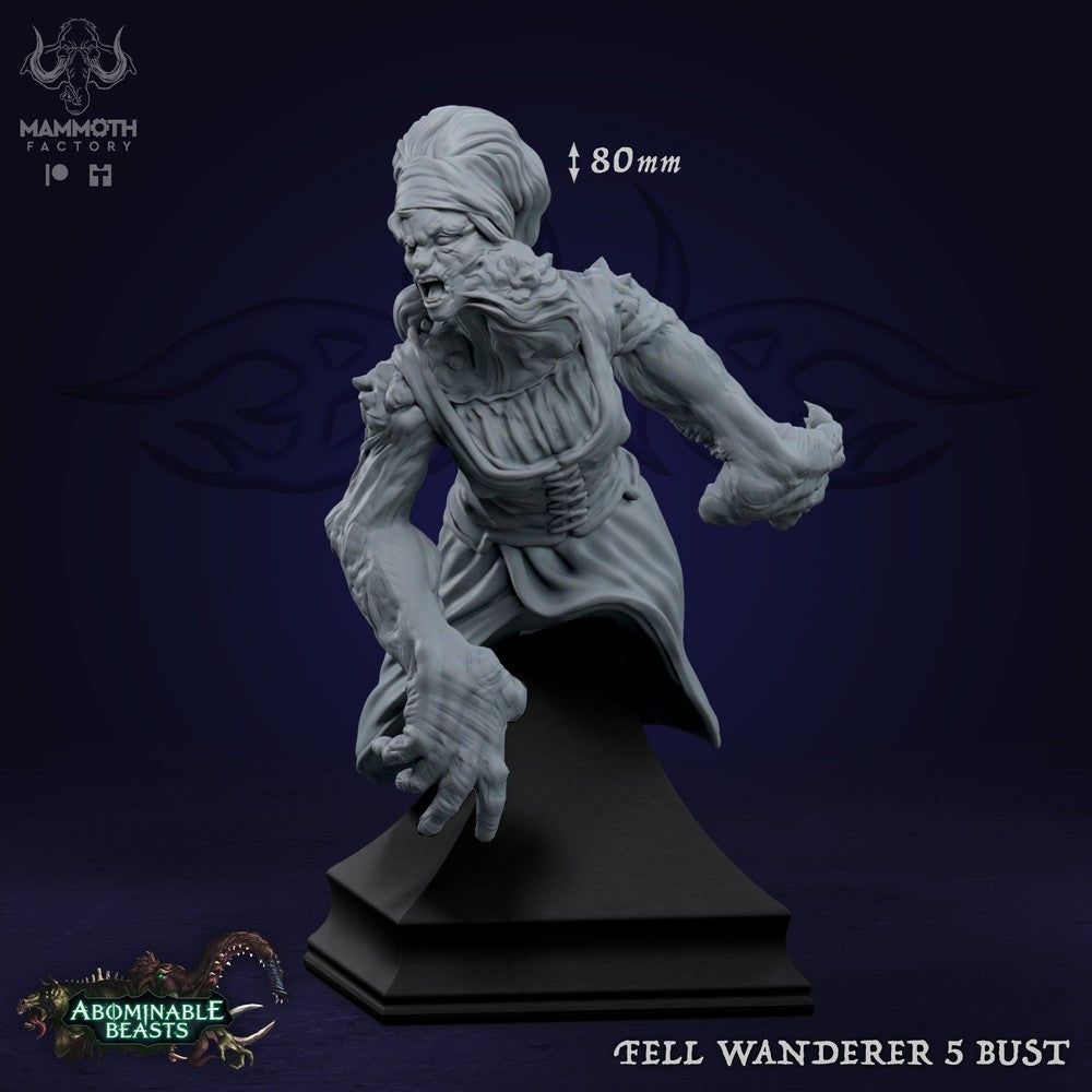 Fell Wanderer 5 Bust - The Printable Dragon