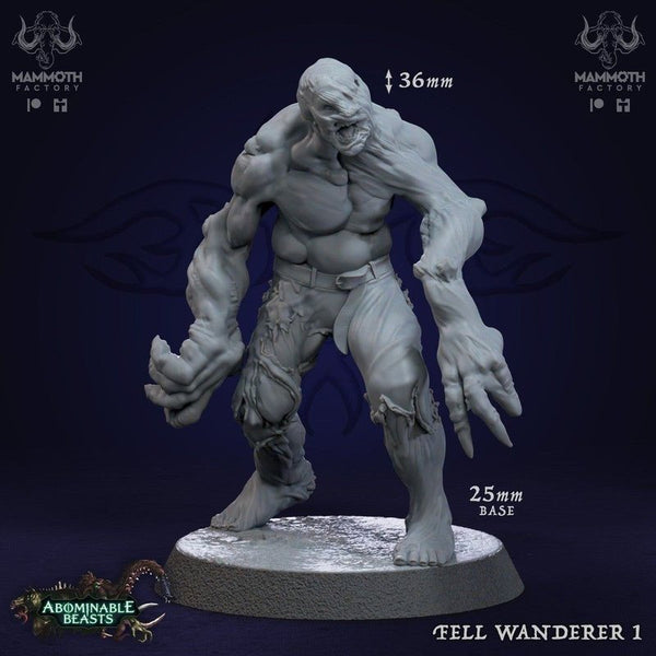 Fell Wanderers 3D-printed model