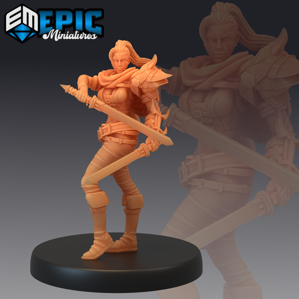 Female Assassin - The Printable Dragon