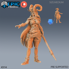 Female Druid 3D-printed model