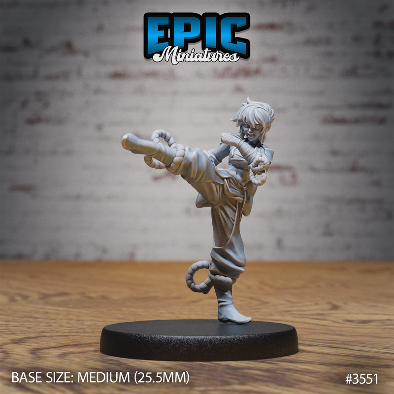 Female Monk 3D-printed model