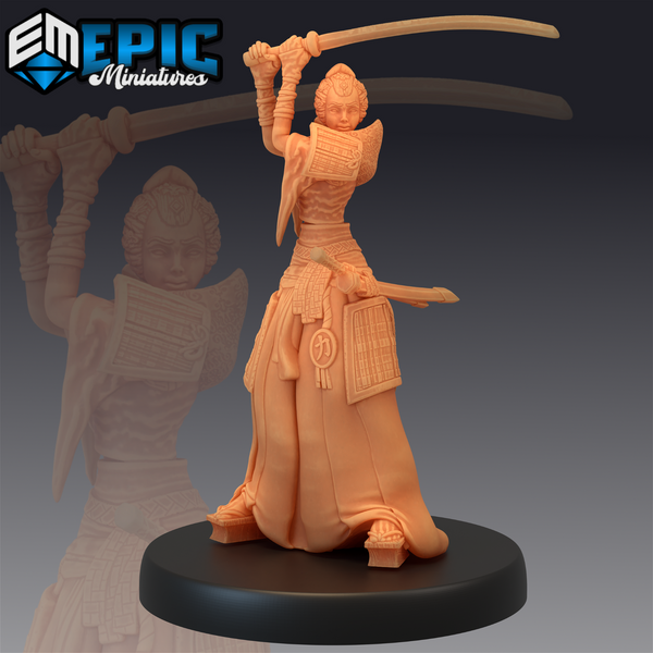 Female Samurai - The Printable Dragon