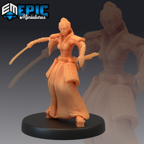 Female Samurai - The Printable Dragon