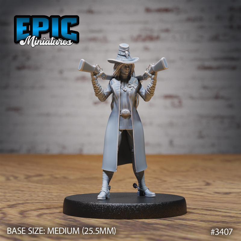 Female Sheriff 3D-printed model