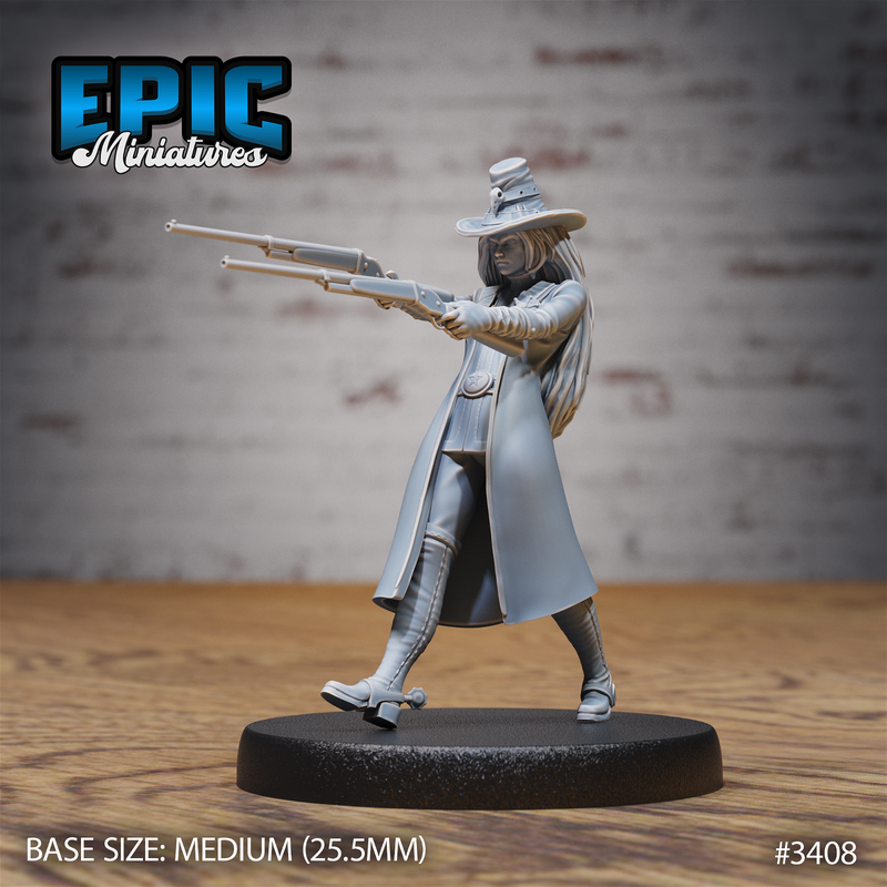 Female Sheriff 3D-printed model