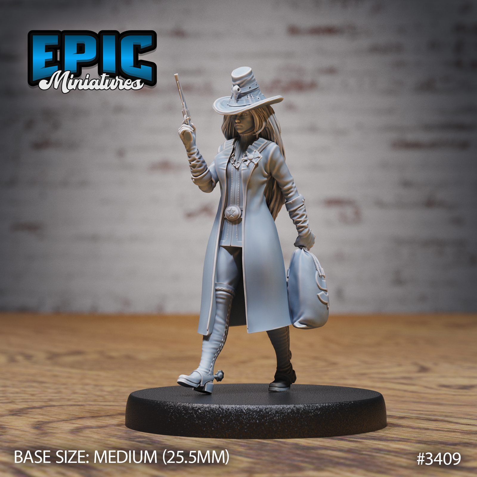 Female Sheriff - The Printable Dragon