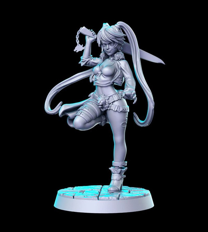 Female Squall 3D-printed model