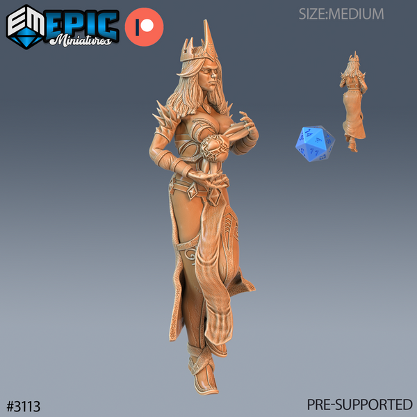 Female Wizard 3D-printed model