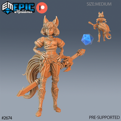 Fennec Girl 3D-printed model