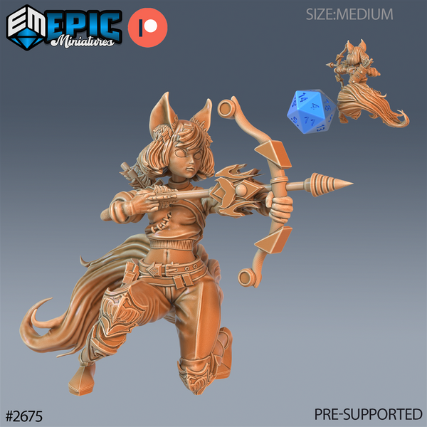 Fennec Girl 3D-printed model