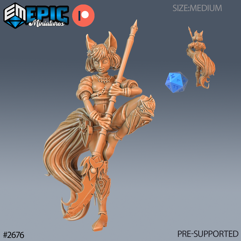 Fennec Girl 3D-printed model