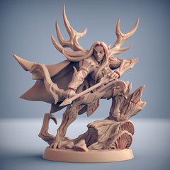 Feralia the Stag 3D-printed model