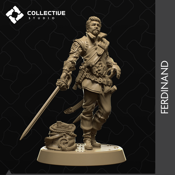 Ferdinand Aguja 3D-printed model