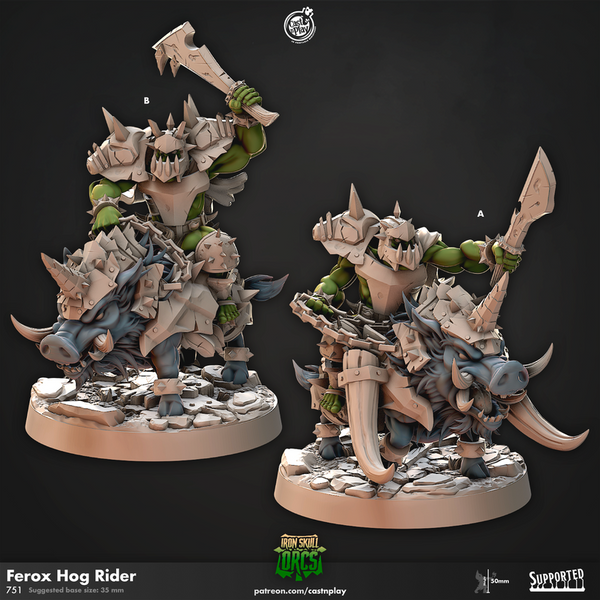 Ferox Hog Rider 3D-printed model