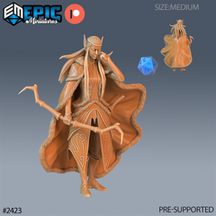 Fey Winter Elf 3D-printed model
