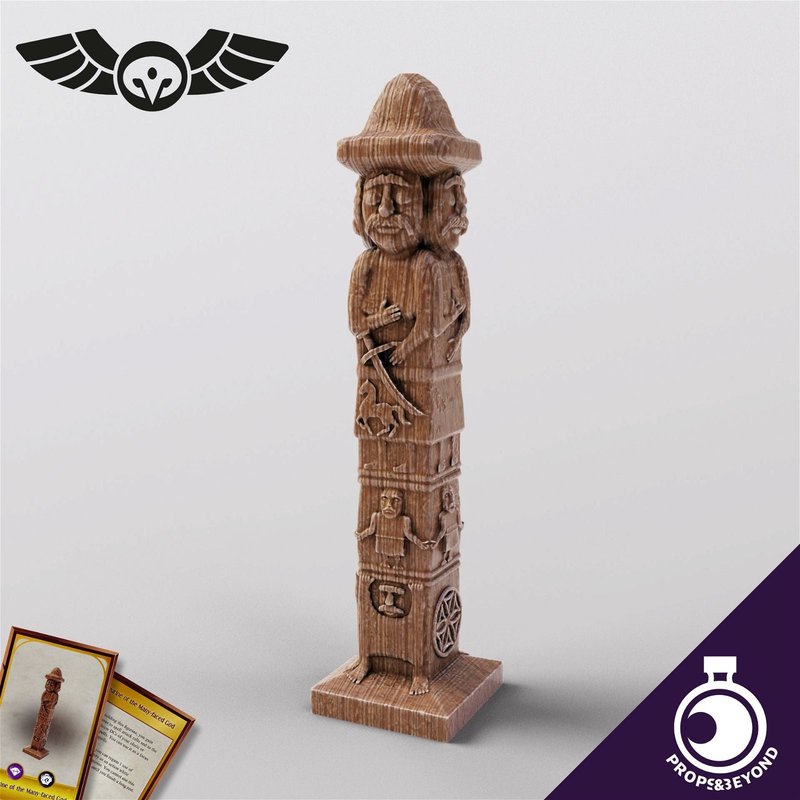 Figurine of the Many-faced God 3D-printed model