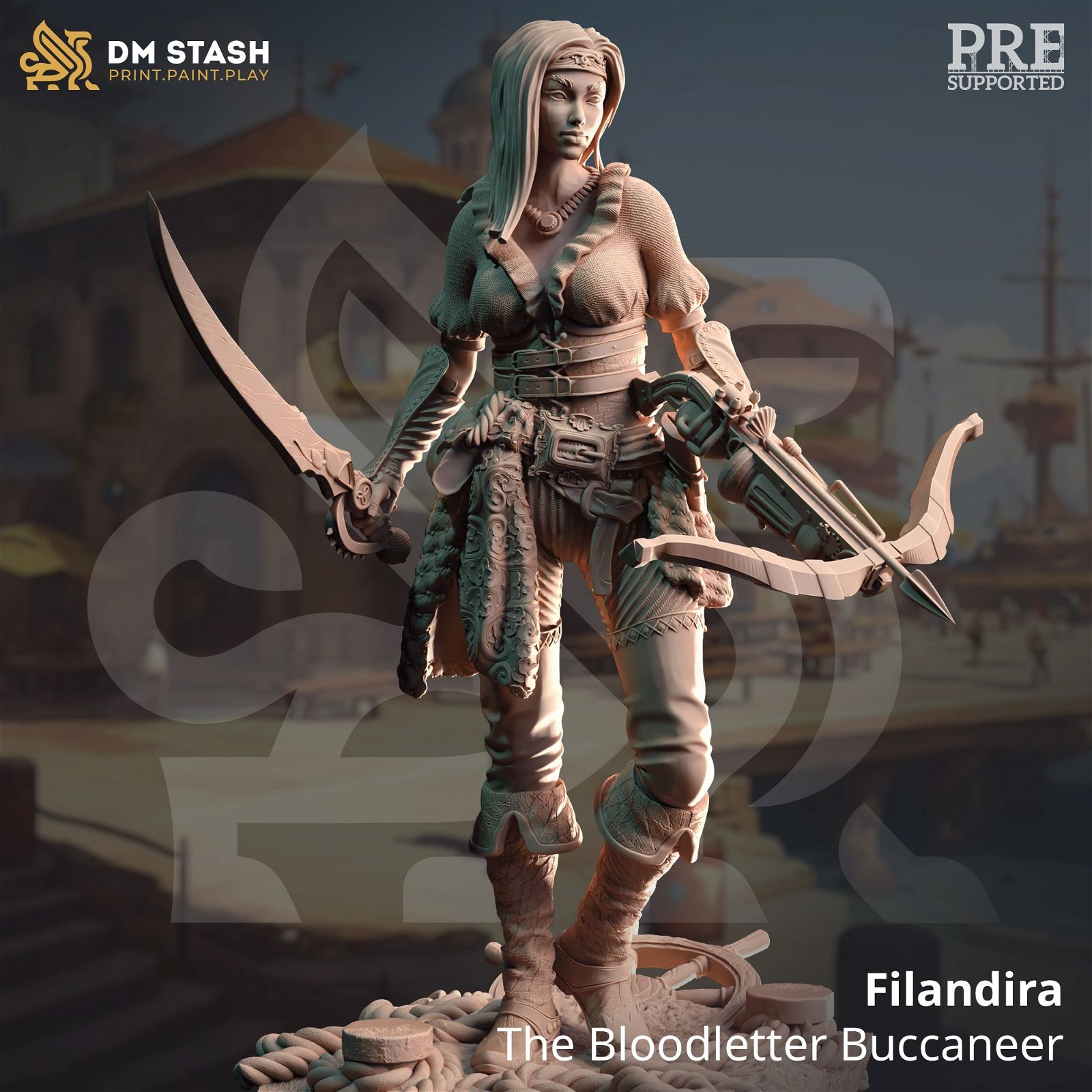 Filandira - The Bloodletter Buccaneer - The Printable Dragon