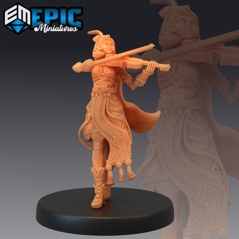 Fiona The Bard 3D-printed model