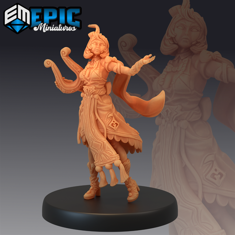 Fiona The Bard 3D-printed model