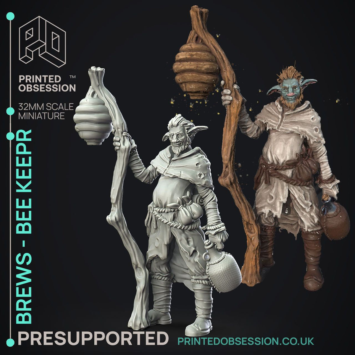 Firbolg Bee Keeper - The Printable Dragon