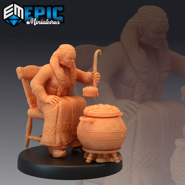 Fire Dwarf 3D-printed model