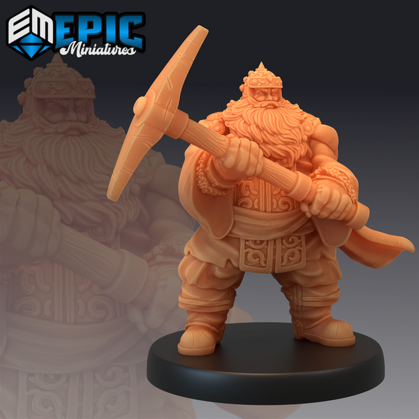 Fire Dwarf 3D-printed model